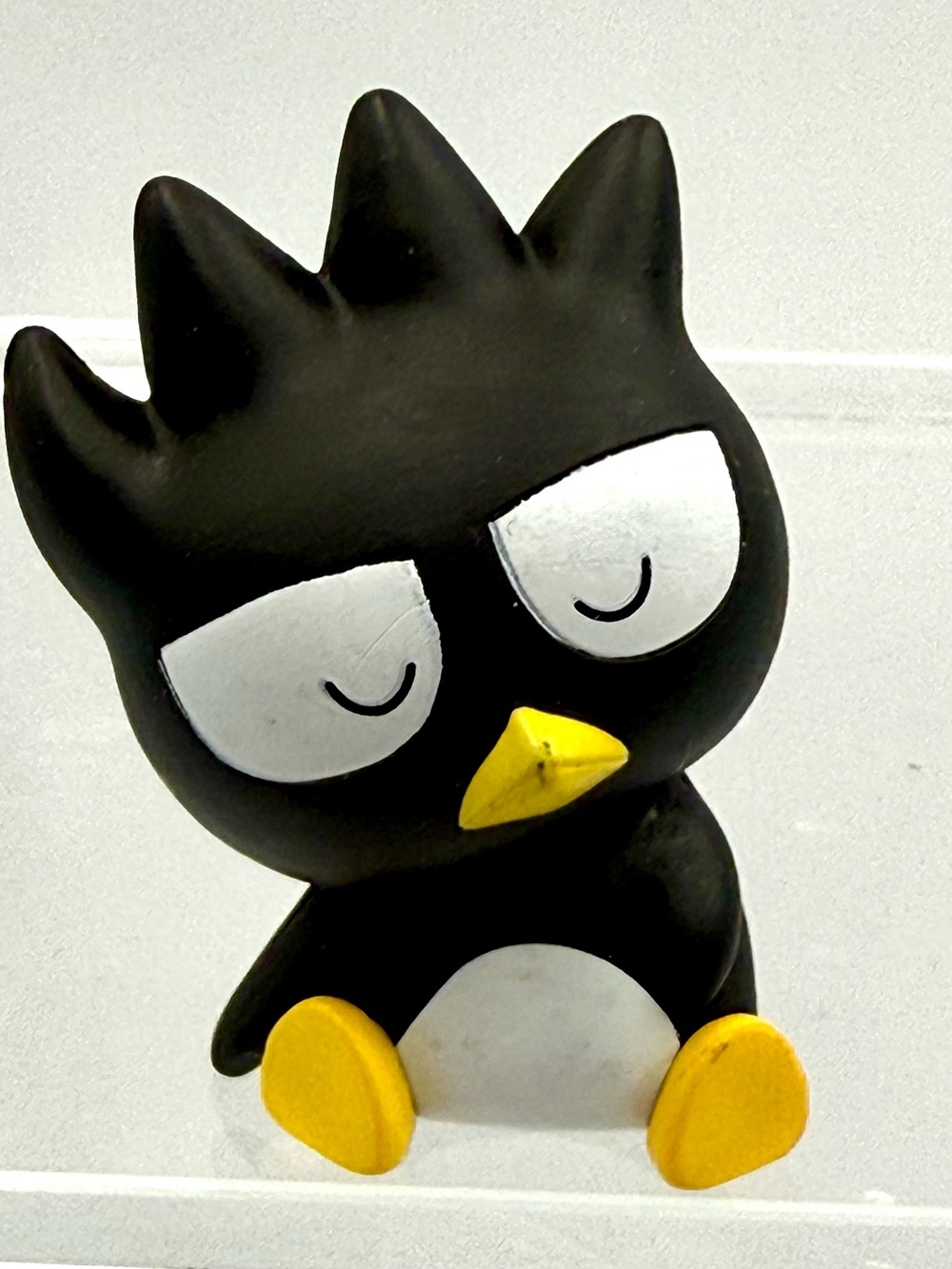 Sanrio 2021 BADTZ MARU SLEEPING NAPPING 1.5" Mini Figure Gacha Katazun Mascot